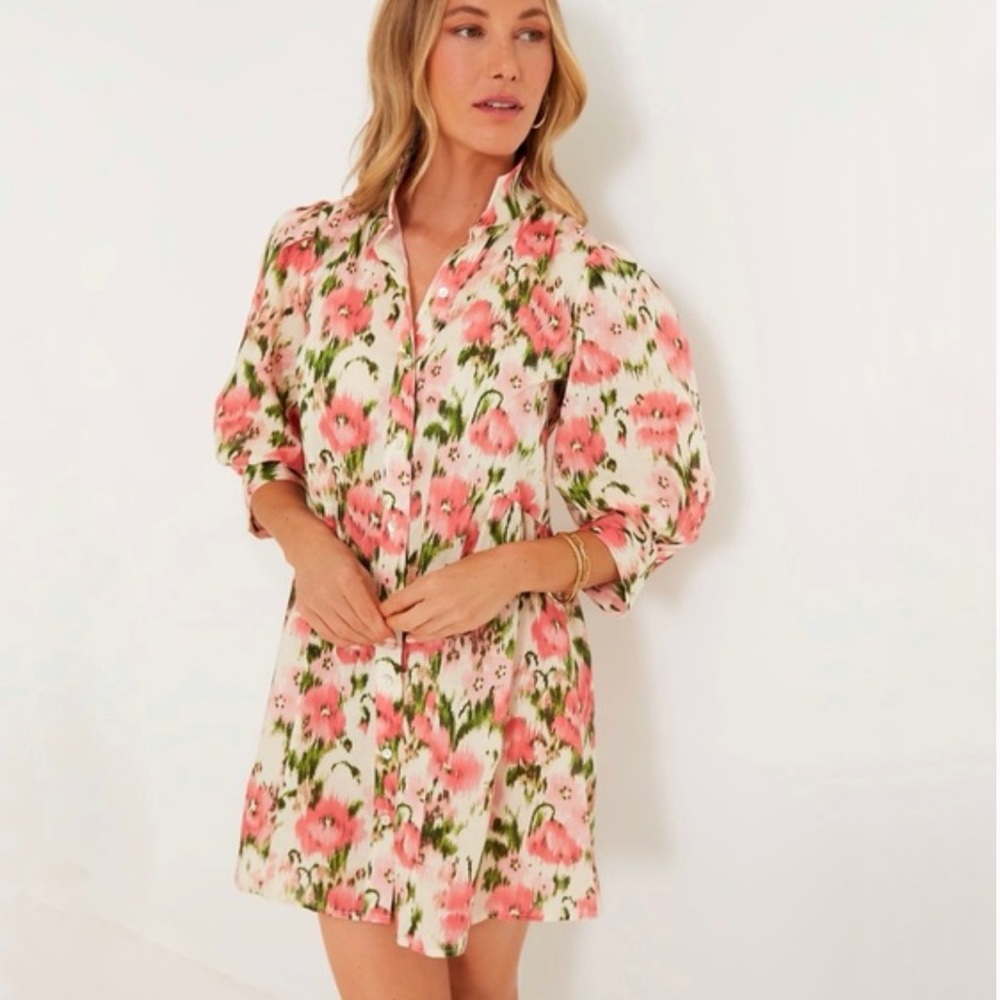Tuckernuck Ikat Blooms Lindsay Cotton Floral Dress